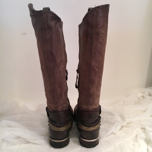 A.S.98 Brown Leather Riding Boot - Picture 3 of 8